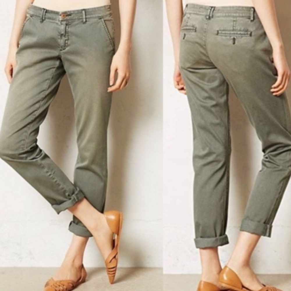 Anthropologie pilcro green pants